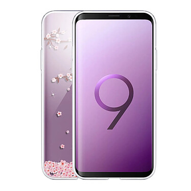 Avis Evetane Coque Samsung Galaxy S9 Plus 360 intégrale transparente Motif Chute De Fleurs Tendance