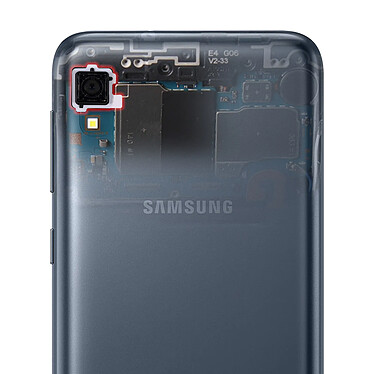 Acheter Clappio Caméra Arrière Samsung Galaxy A10 Module Capteur Photo Compatible et Nappe