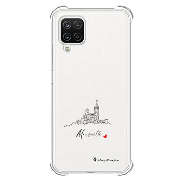 LaCoqueFrançaise Coque Samsung Galaxy A12 Silicone antichocs Solides coins renforcés  transparente Motif Marseille Notre Dame