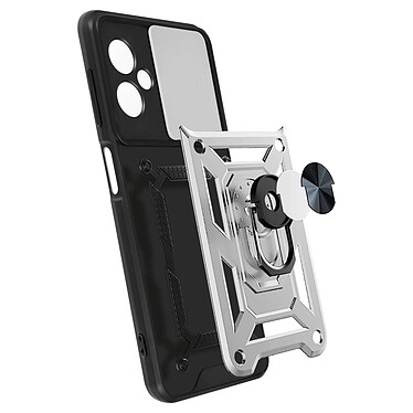 Avis Avizar Coque pour Xiaomi Redmi Note 12 5G avec Cache caméra et Bague Support Vidéo  Argent