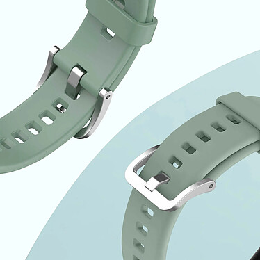 Avizar Bracelet pour Huawei Watch Fit 2 Silicone Résistant Sangle à Trous  vert pâle pas cher