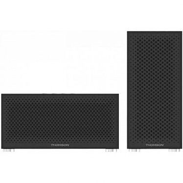 THOMSON Pack Enceinte Base et Enceinte Satellite MR100 120W Multiroom Noir