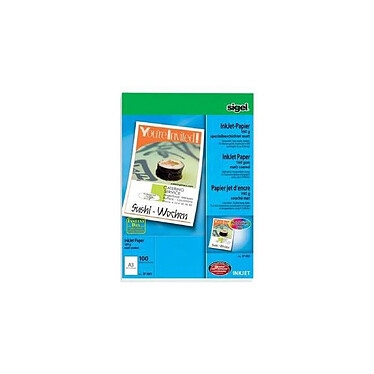 SIGEL papier jet d'encre,format A4, 160 g/m2,extra blanc,mat