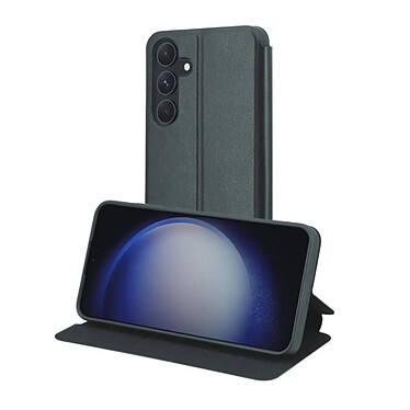 Myway Étui de Protection pour Samsung Galaxy S24 Plus Folio Stand Noir