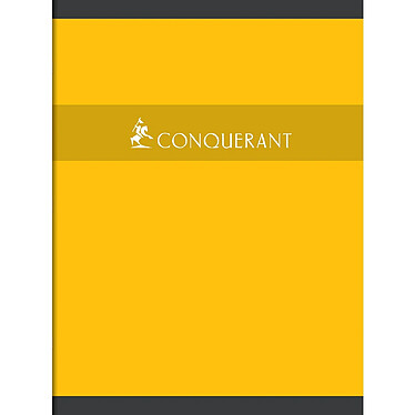 Acheter CONQUÉRANT Cahier piqué 24 x 32 cm 192 pages 70g grands carreaux coloris aléatoires