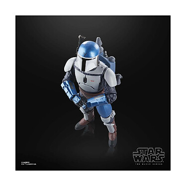 Star Wars : The Mandalorian Black Series - Figurine Mandalorian Fleet Commander 15 cm pas cher