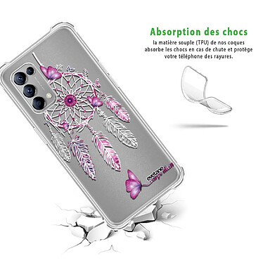 Avis Evetane Coque OPPO Find X3 Lite Silicone antichocs Solides coins renforcés  transparente Motif Carpe diem