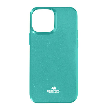 Mercury Coque pour iPhone 13 Pro Max Silicone Gel Flexible Effet Brillant  Bleu turquoise