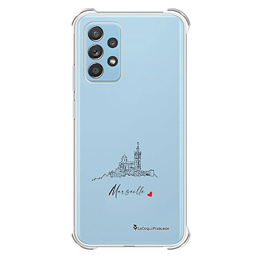 LaCoqueFrançaise Coque Samsung Galaxy A52 Silicone antichocs Solides coins renforcés  transparente Motif Marseille Notre Dame