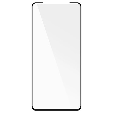 Avizar Verre Trempé pour Samsung Galaxy M54 et F54 Dureté 9H Anti-rayures Biseauté  Contour Noir