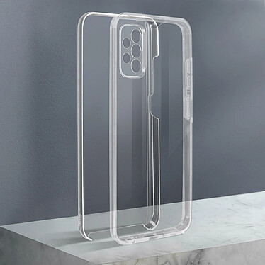 Avizar Coque Intégrale pour Samsung Galaxy A73 5G Avant Souple Arrière Rigide  Transparent pas cher