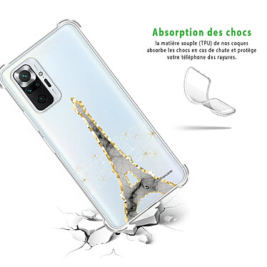 Avis LaCoqueFrançaise Coque Xiaomi Redmi Note 10 Pro Silicone antichocs Solides coins renforcés  transparente Motif Illumination de paris