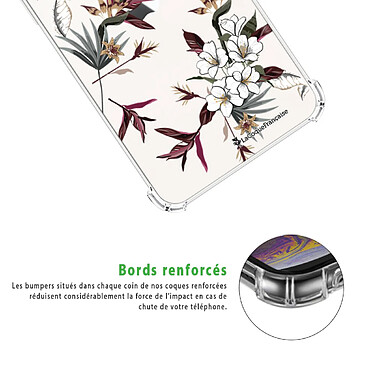 Acheter LaCoqueFrançaise Coque iPhone 12 mini anti-choc souple angles renforcés transparente Motif Fleurs Sauvages