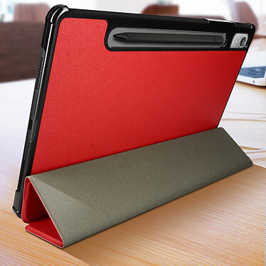 Avis Avizar Housse pour Lenovo Tab P11 Pro Gen 2 Support Multi position Mise en veille  rouge