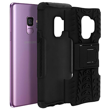 Acheter Avizar Coque Samsung Galaxy S9 Protection Antichocs + Support Intégré - Noir