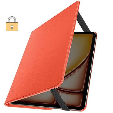 Acheter Avizar Étui Clapet pour iPad Air 13 2024 Folio Rotatif 360 Support Stand Orange