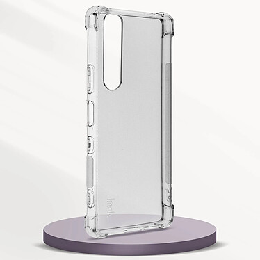 iMak Pack pour Sony Xperia 1 III Coque Bumper Film Flexible  Transparent pas cher