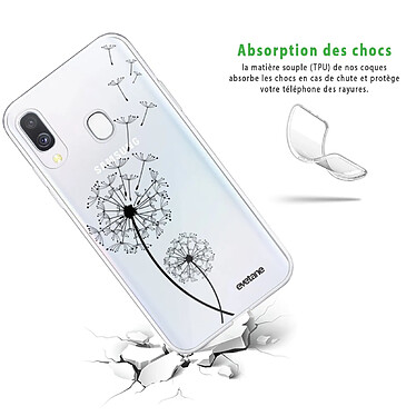 Avis Evetane Coque Samsung Galaxy A40 360 intégrale transparente Motif Pissenlit Tendance