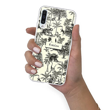 LaCoqueFrançaise Coque Samsung Galaxy A70 360 intégrale transparente Motif Botanic Evasion Tendance pas cher