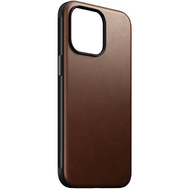 Nomad Coque Modern Cuir pour iPhone 15 Pro Max Pro Marron pas cher