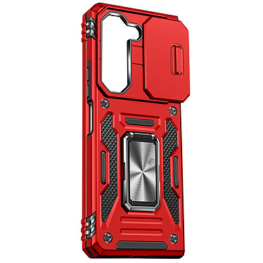 Avizar Coque pour Samsung Galaxy Z Fold 5 Antichoc Cache Caméra Bague Support  Rouge