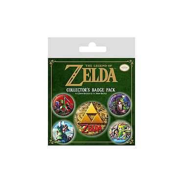 The Legend of Zelda - Pack 5 badges Classics