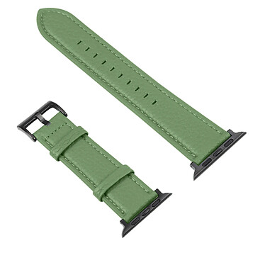 Avizar Bracelet pour Apple Watch 41mm / 40mm et 38 mm Finition Texturé  Vert Clair