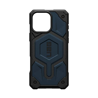 UAG Coque pour iPhone 16 Pro Max MagSafe Antibactérienne Modèle Monarch Pro Kevlar Bleu