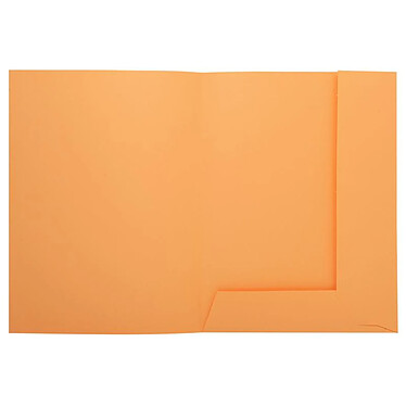 Acheter EXACOMPTA Paquet de 50 chemises 2 rabats JURA en carte 240 grammes orange