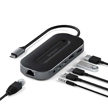 Avis Satechi USB-4 Multiport Hub 6-en-1 avec W2.5G Ethernet