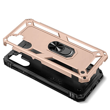 Avizar Coque pour Samsung Galaxy A54 5G Antichoc Hybride Bague Support Magnétique  Rose Gold pas cher