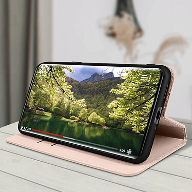 Acheter Avizar Housse pour Oppo Find X5 Pro Portefeuille Fonction Support Vidéo  rose