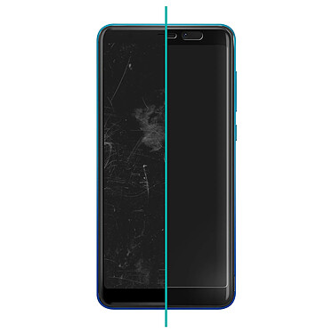 Wiko Film verre trempé Noir pour Wiko Y60 pas cher