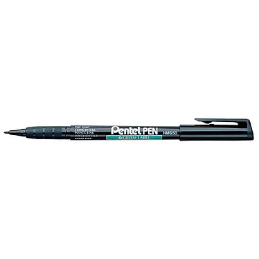 PENTEL Marqueur permanent PENTEL PEN NMS50 Pointe fine Noir x 12