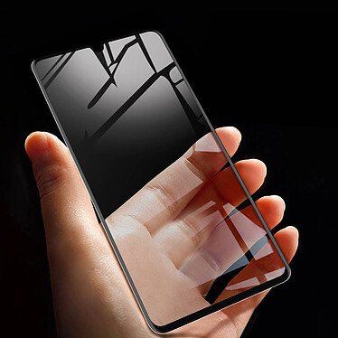 Avizar Film Samsung Galaxy A41 Verre Trempé Incurvé Transparent au Contour Noir pas cher