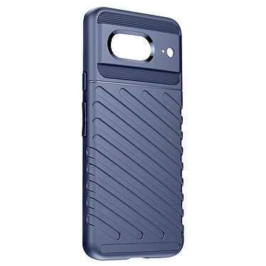 Avizar Coque Souple pour Google Pixel 8 Design Strié Antidérapant  Bleu