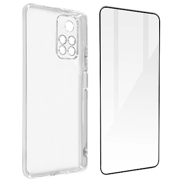 Avizar Coque Xiaomi Poco M4 Pro 5G / Redmi Note 11S 5G Souple Verre 9H