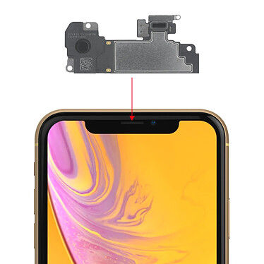 Acheter Clappio Haut-parleur interne pour Apple iPhone XR Écouteur de remplacement Noir