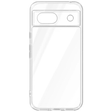 Avizar Coque pour Google Pixel 8A Silicone Dos Rigide Fine Légère Transparent