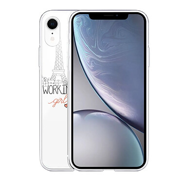 Avis LaCoqueFrançaise Coque iPhone Xr silicone transparente Motif Working girl ultra resistant