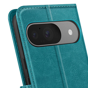 Acheter Mayaxess Étui pour Google Pixel 9 et 9 Pro Portefeuille avec Dragonne Turquoise