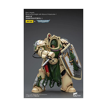 Warhammer 40k - Figurine 1/18 Dark Angels Deathwing Knight with Mace of Absolution 1 12 cm pas cher