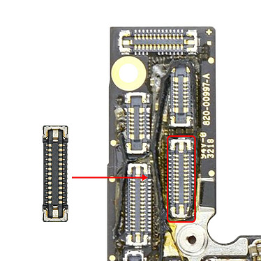 Avis Clappio Connecteur FPC Caméra Téléobjectif pour iPhone XS et XS Max Noir