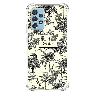 LaCoqueFrançaise Coque Samsung Galaxy A52 Silicone antichocs Solides coins renforcés  transparente Motif Botanic Evasion