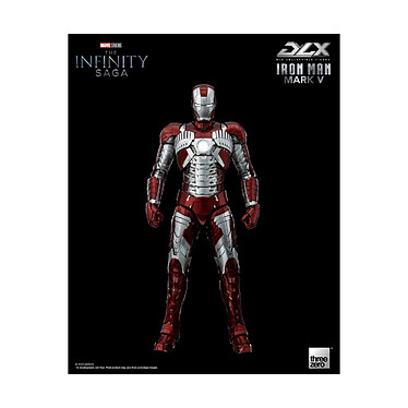 Infinity Saga - Figurine 1/12 DLX Iron Man Mark 5 17 cm