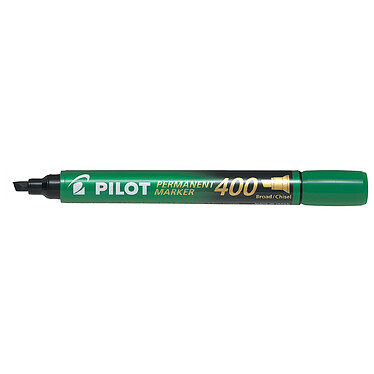 PILOT Marqueur Permanent SCA 400 Pointe Biseau Large Vert x 12