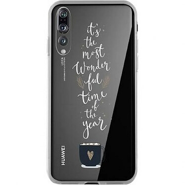 BigBen Connected Coque pour Huawei P20 Pro Rigide avec Motifs Wonderful Time Transparent