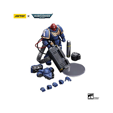 Warhammer 40k - Figurine 1/18 Ultramarines Desolation Sergeant with Vengor Launcher 12 cm pas cher