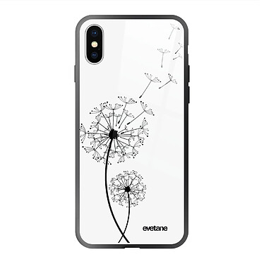 Evetane Coque en verre trempé iPhone Xs Max Pissenlit