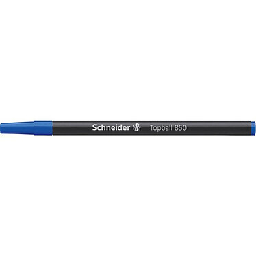 SCHNEIDER Recharge pour roller Topball 850 Pointe Conique Moyenne 05 Bleu x 10